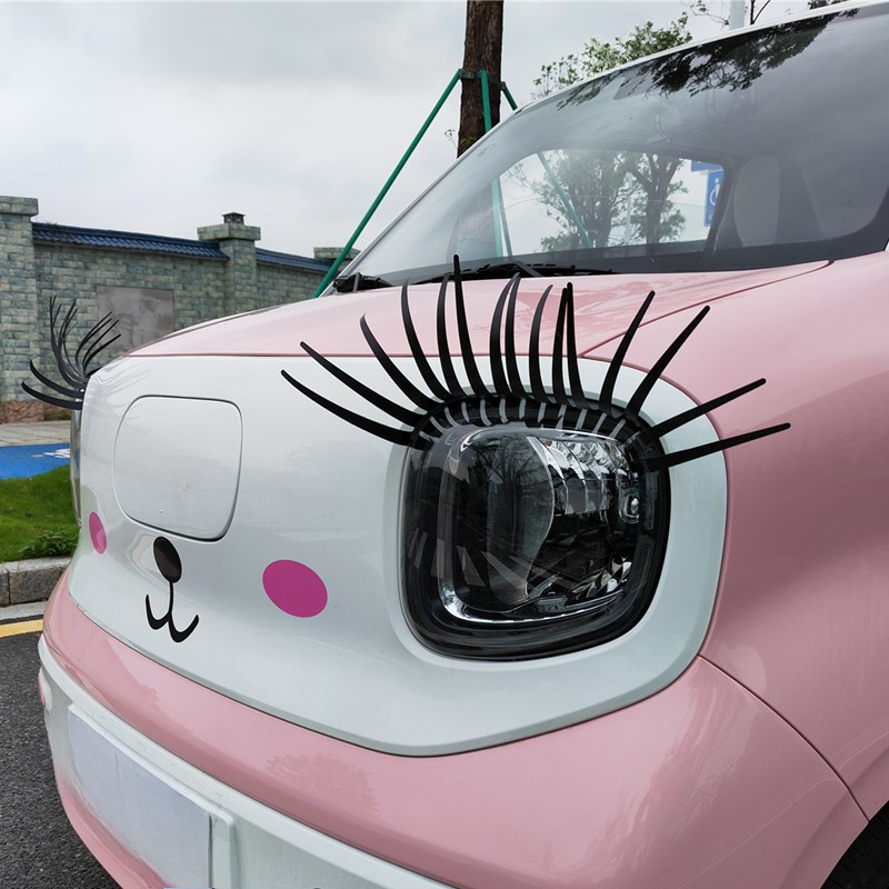 Lash Mapping Sticker - 3D Charming Black False Eyelashes Fake