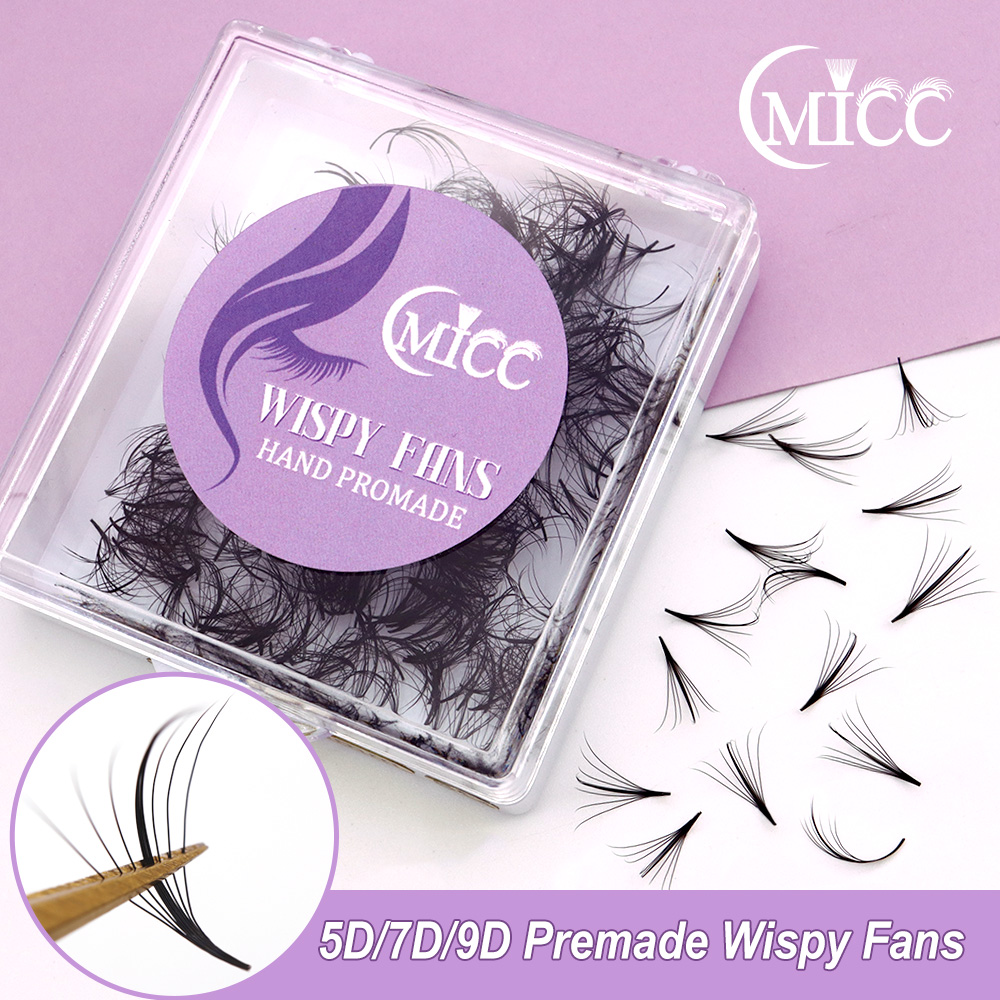 Eyelash Extension Human Hair - Cmicc 5D/7D Pointy Base Wispy Eyelashes