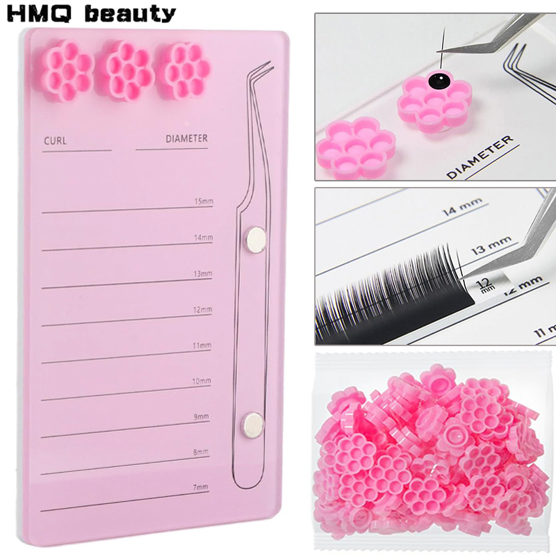 Lash Mapping Sticker - Acrylic Eyelash Holder Magnetic Suction Scale