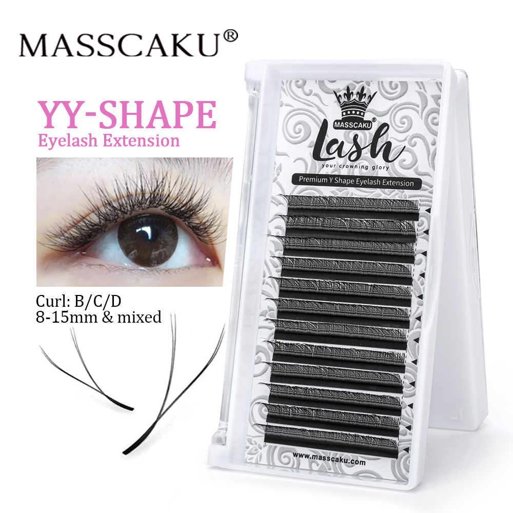 Eyelash Extension Human Hair - Hot Selling Masscaku YY Shape Eyelash