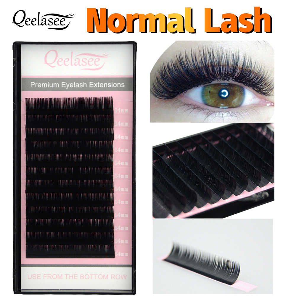 Eyelash Extension Human Hair - Qeelasee Faux Mink Individual Eyelash Extension