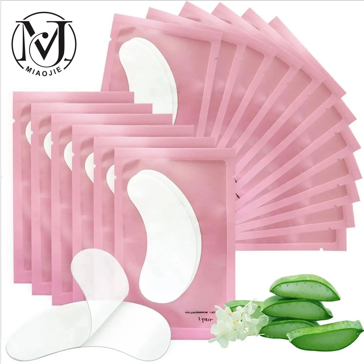 Lash Mapping Sticker - MJ 100 Pairs Eye Pad Eyelash