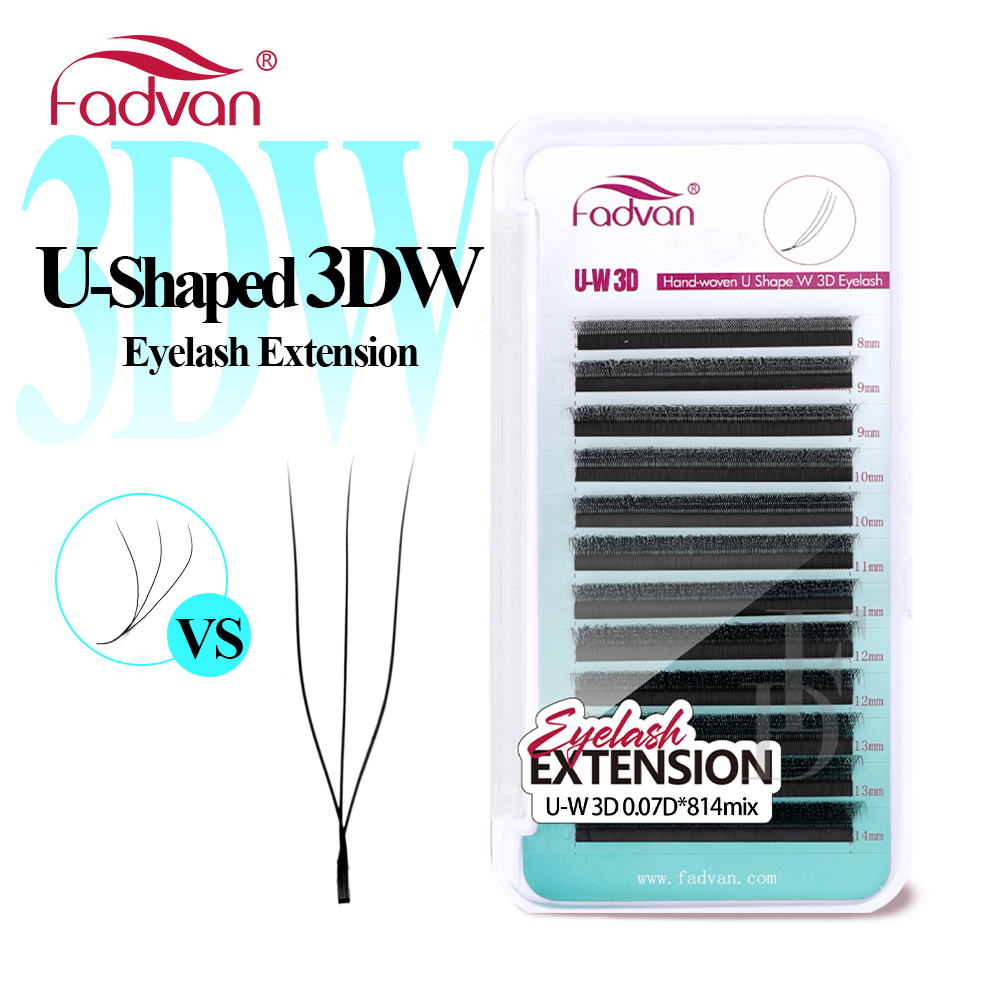 Eyelash Extension Hybrid - FADVAN U Shape 3DW Eyelash Extensions