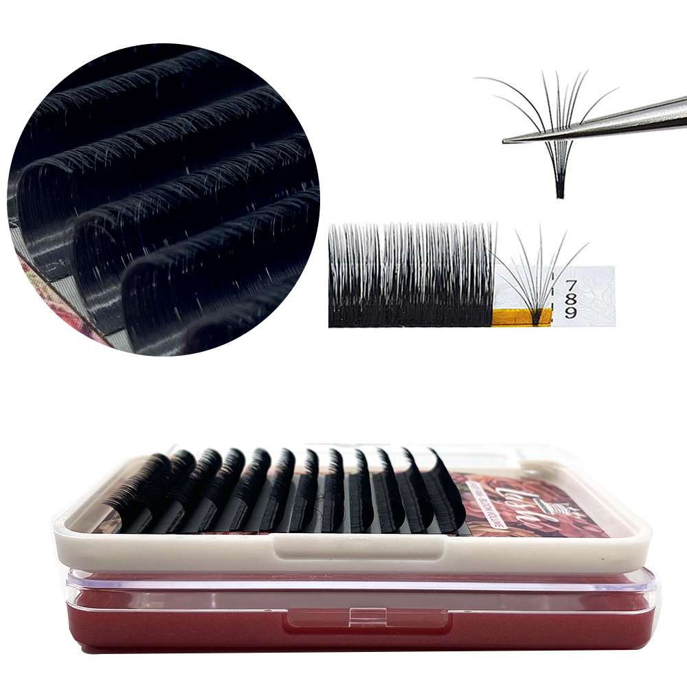 MASSCAKU Easy Fanning Volume M - огляд і ціна Eyelash Extension Human Hair