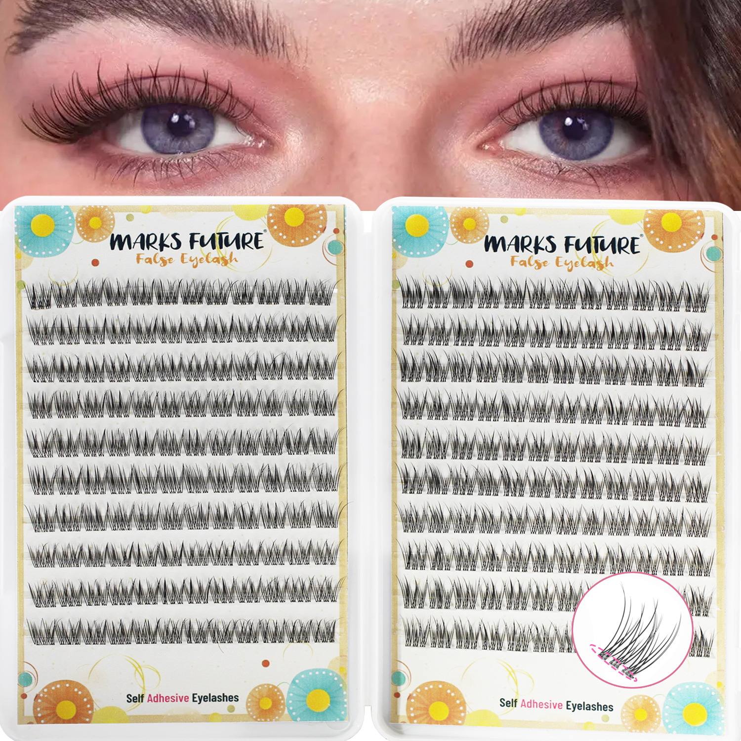 Self-Adhesive Mermaid False Ey - огляд і ціна Eyelash Extension Japanese Style