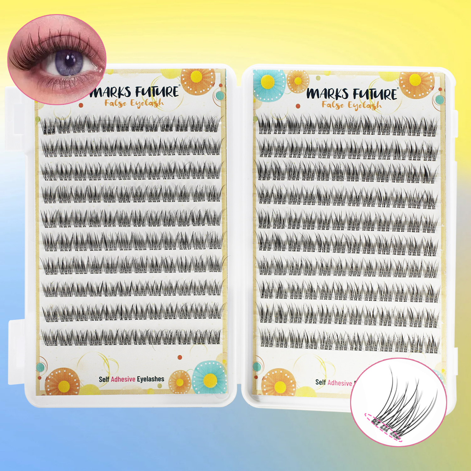 Self-Adhesive Mermaid False Ey - огляд і ціна Eyelash Extension Japanese Style
