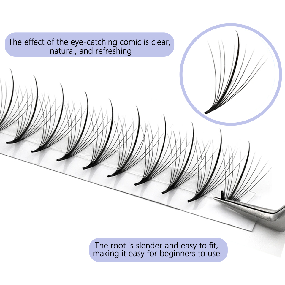 AGUUD 3D 5D 7D 9D 11D 13D 15D  - огляд і ціна Eyelash Extension Russian Volume