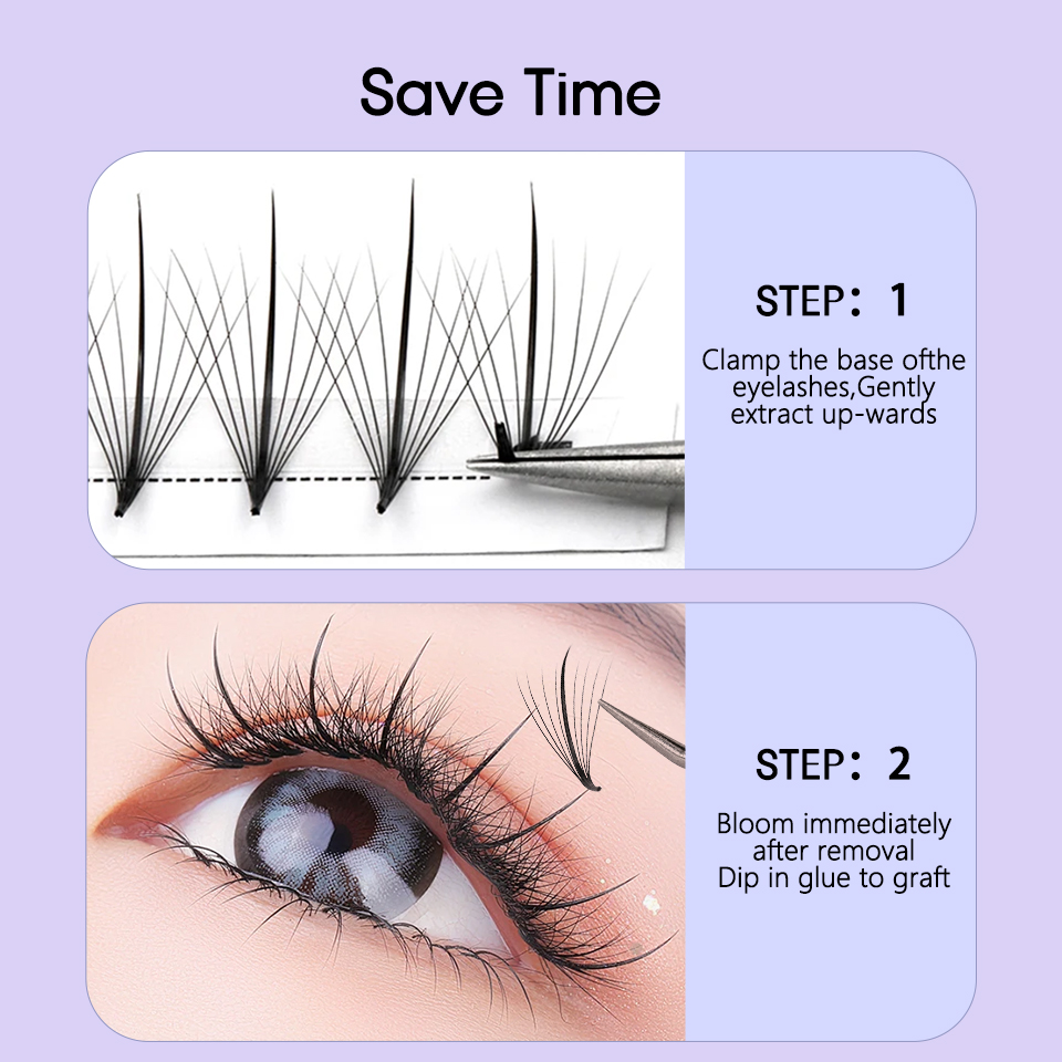 AGUUD 3D 5D 7D 9D 11D 13D 15D  - огляд і ціна Eyelash Extension Russian Volume