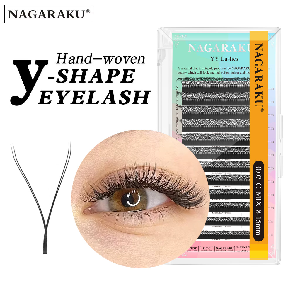 NAGARAKU YY Shape Hand Woven P - огляд і ціна Eyelash Extension Human Hair