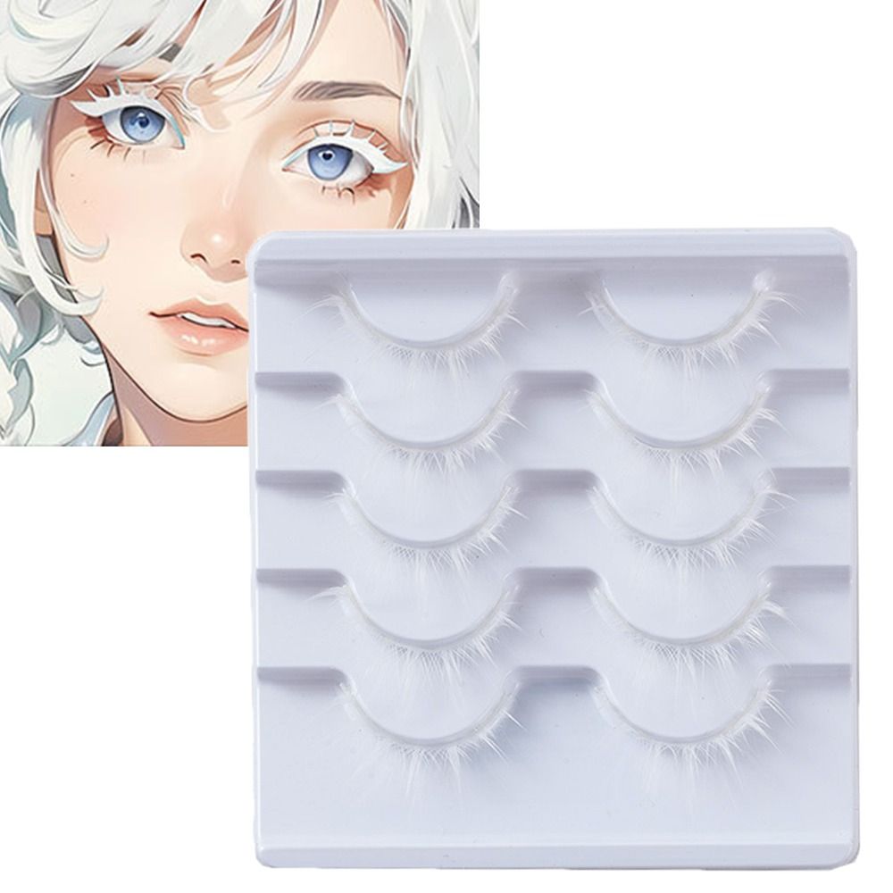 Hot White White Anime Eyelashe - огляд і ціна Eyelash Extension Japanese Style