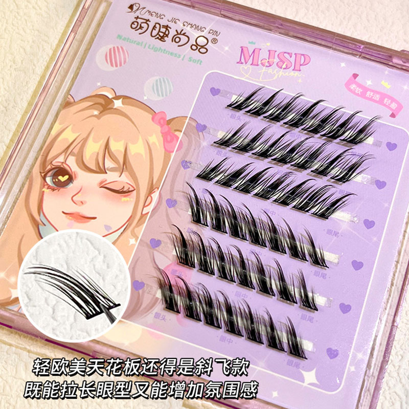 New Style Skew Flying Fox Fals - огляд і ціна Eyelash Extension Hybrid