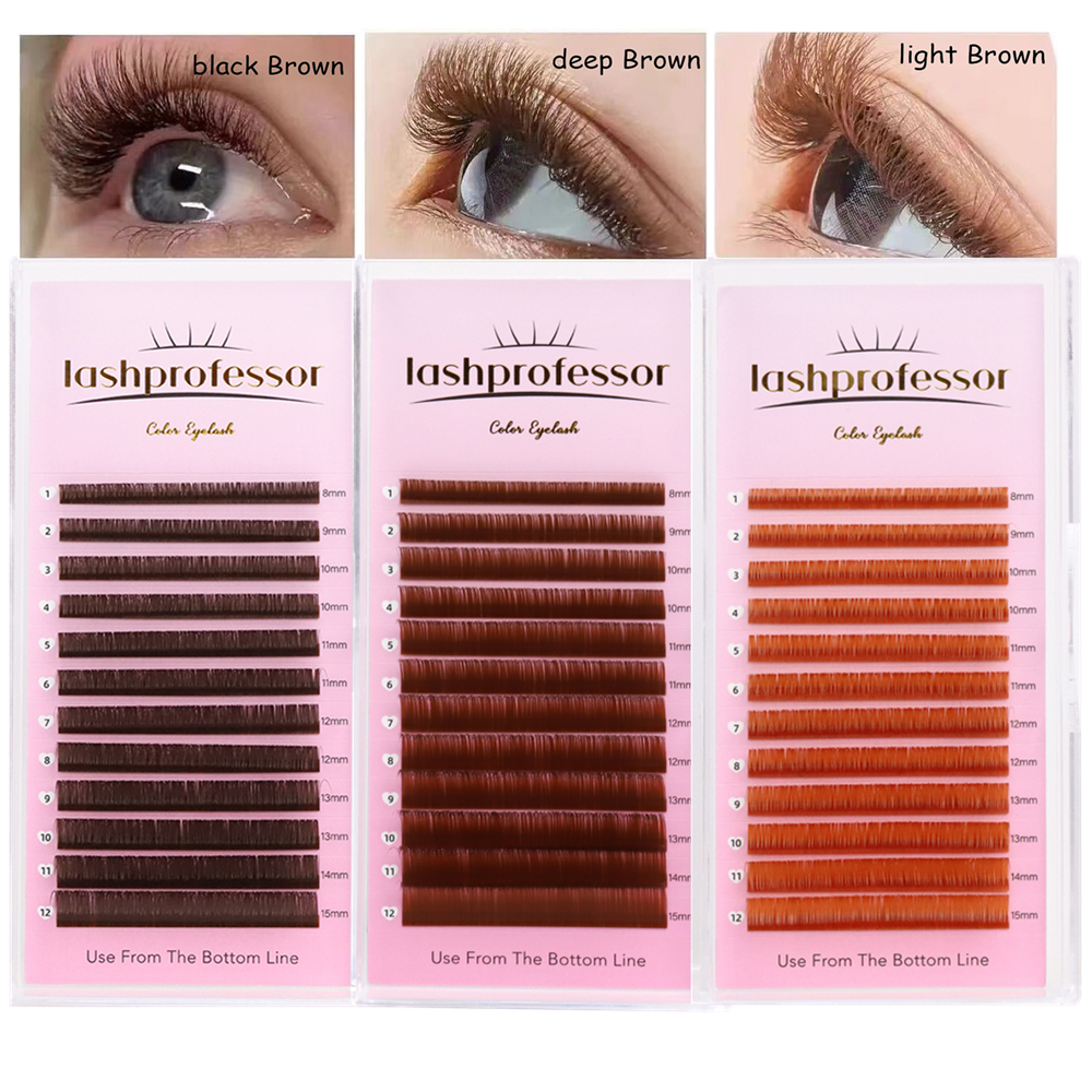 0.05 0.07 Light/Medium/Dark Br - огляд і ціна Eyelash Extension Russian Volume