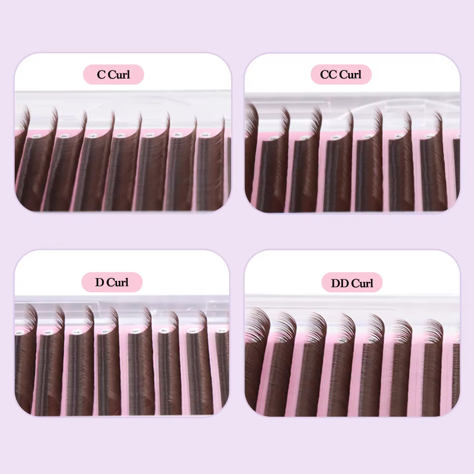 0.05 0.07 Light/Medium/Dark Br - огляд і ціна Eyelash Extension Russian Volume