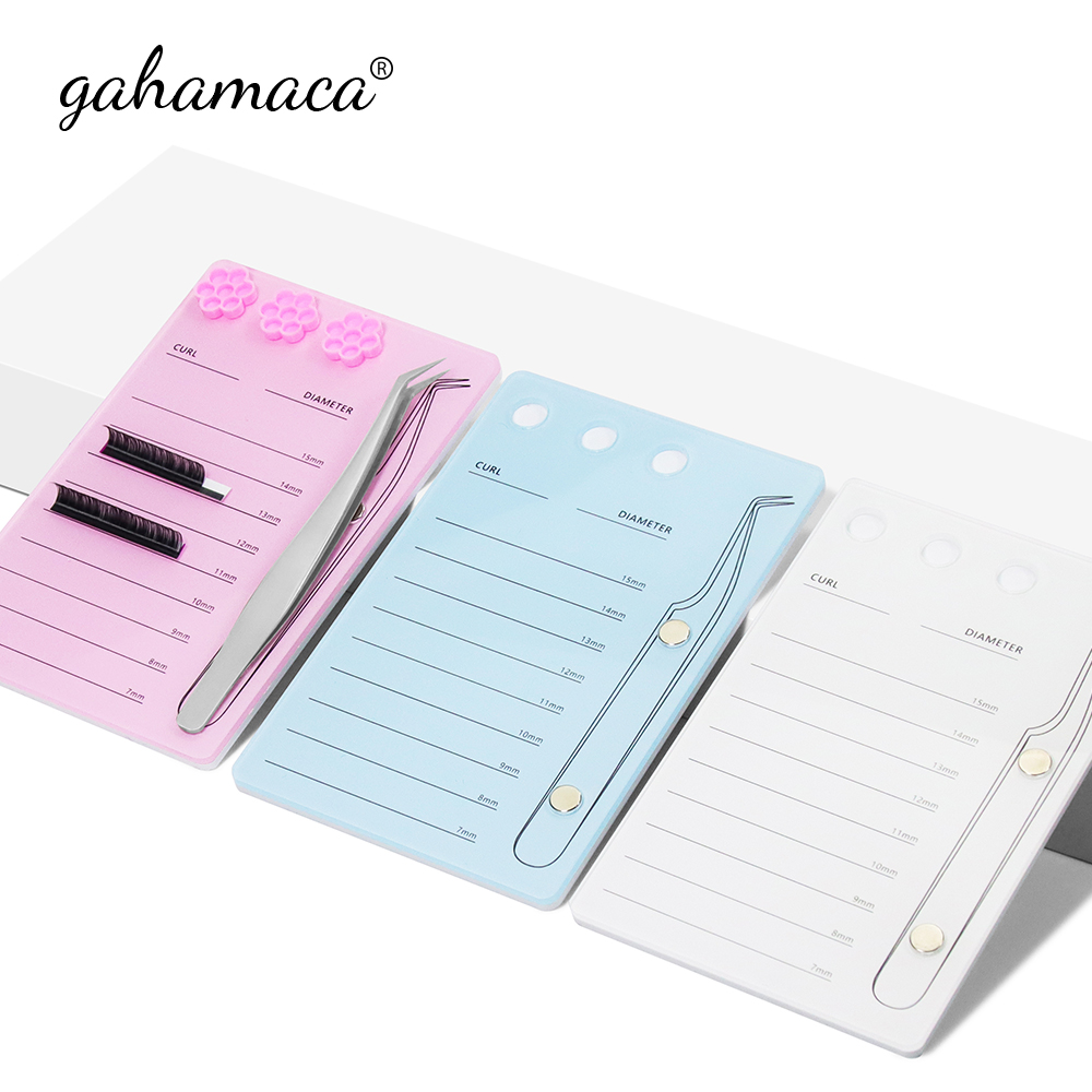 GAHAMACA Acrylic Lashes Holder - огляд і ціна Eyelash Extension Double Lash