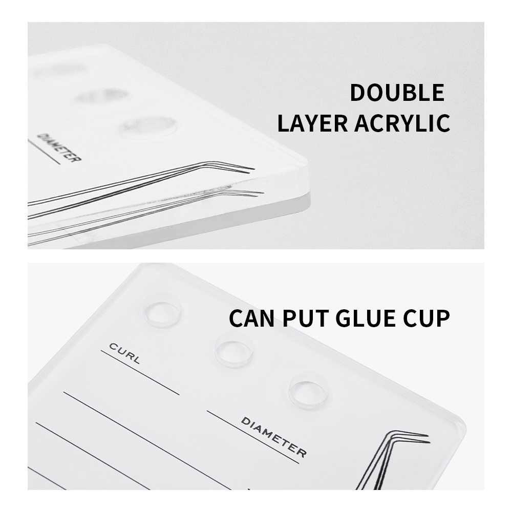 GAHAMACA Acrylic Lashes Holder - огляд і ціна Eyelash Extension Double Lash