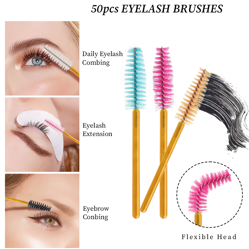 50Pcs Disposable Eyelash Makeu - огляд і ціна Eyelash Extension For Beginners