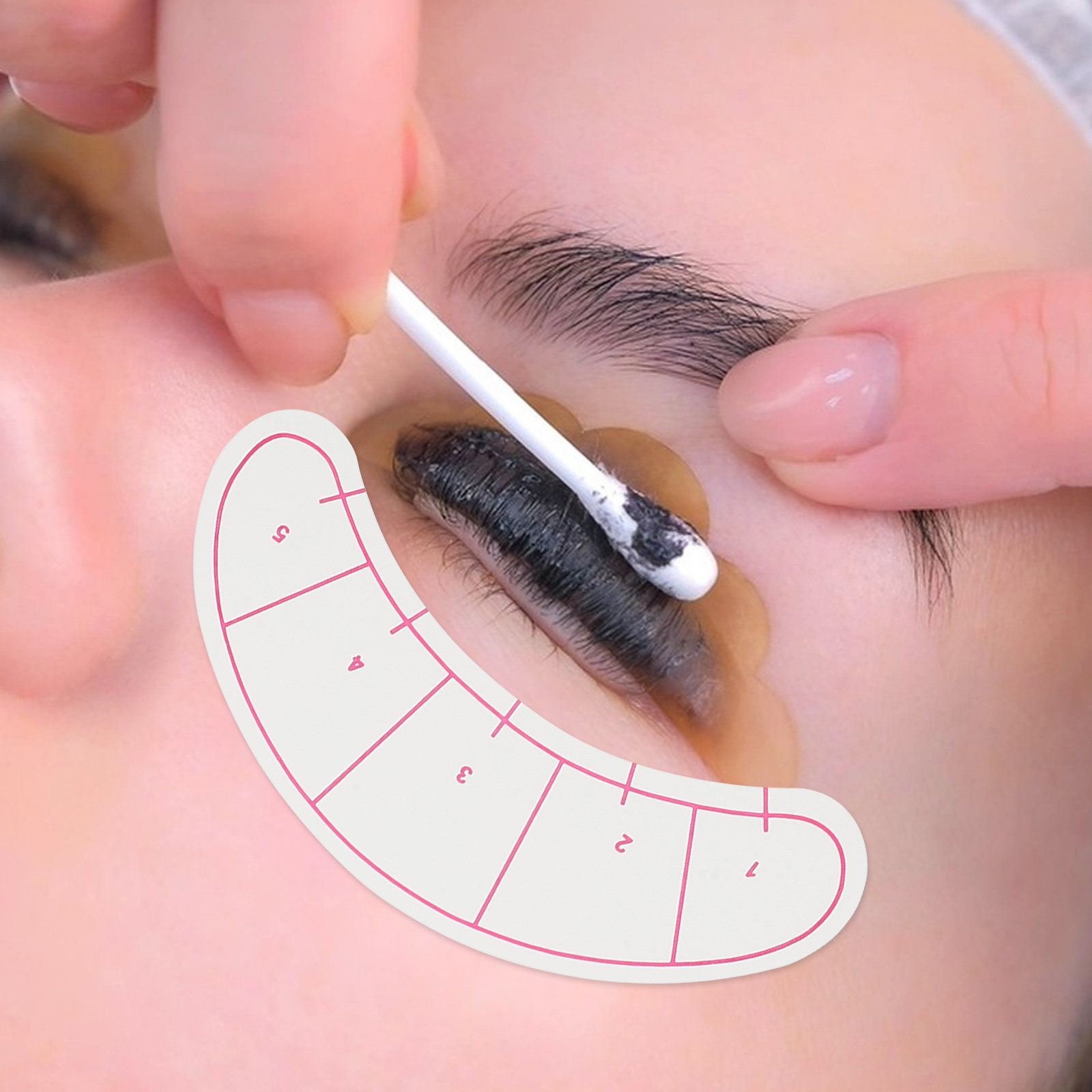 10 Sheets Eyelash Pad Under Ey - огляд і ціна Lash Mapping Sticker