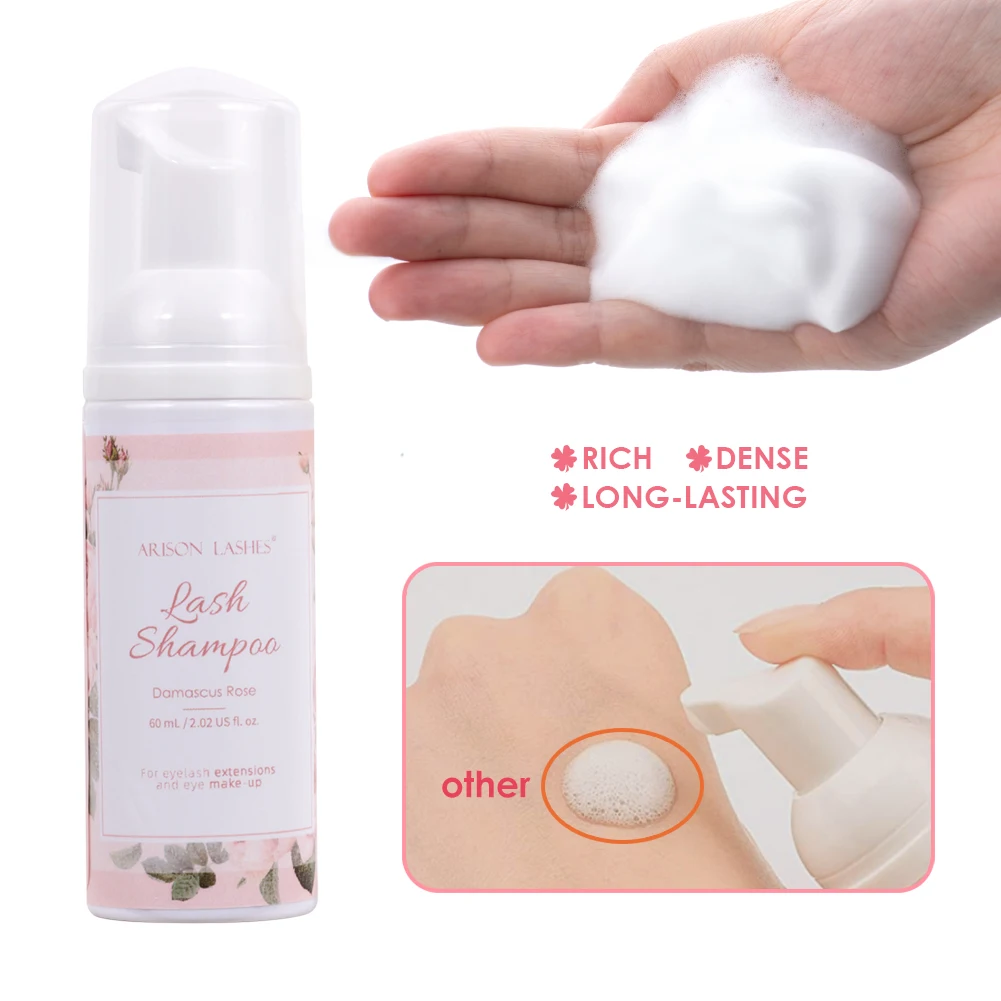 ARISON 60ml Eyelash Extensions - огляд і ціна Eyelash Extension Wash Kit