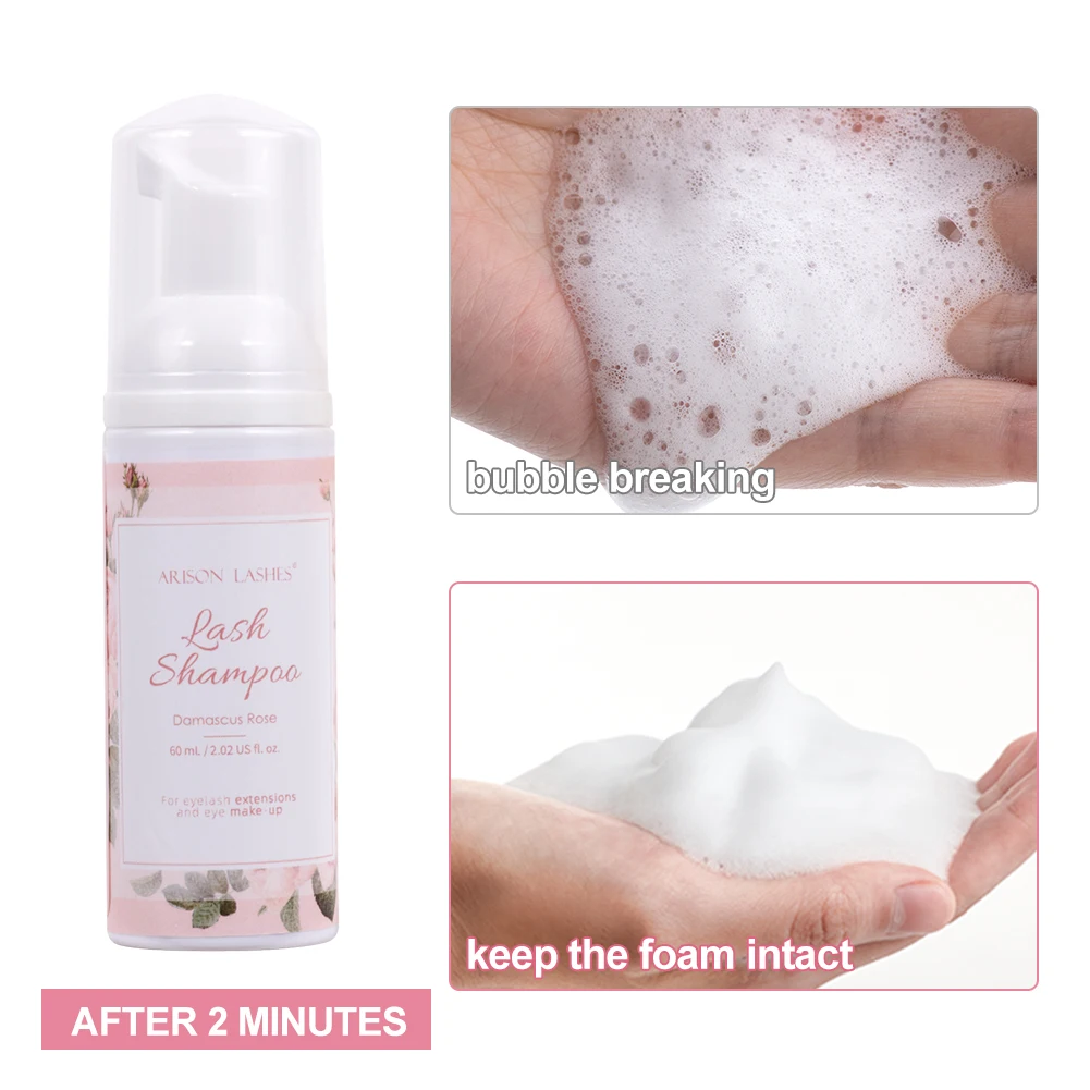 ARISON 60ml Eyelash Extensions - огляд і ціна Eyelash Extension Wash Kit