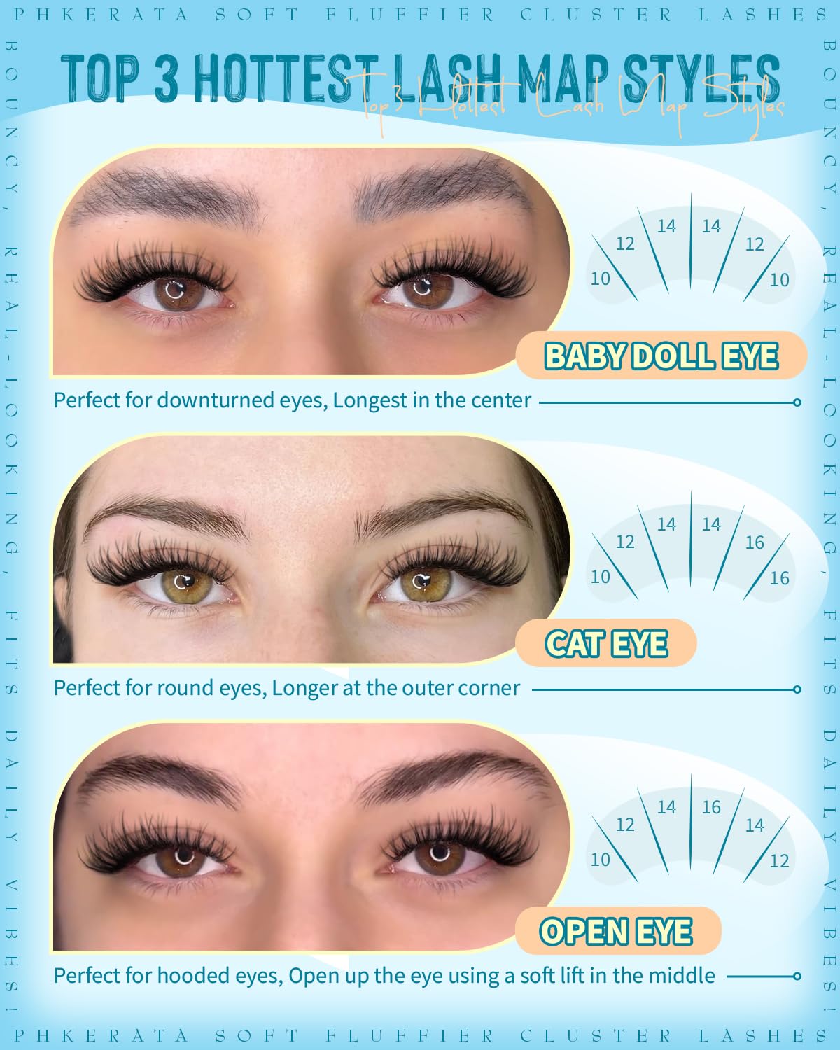 Natural Lash Clusters Kit 180P - огляд і ціна Eyelash Extension Images Free