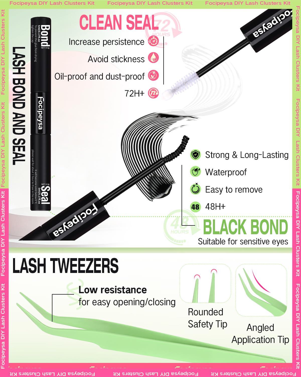 Fox Eye Lash Clusters Kit Wisp - огляд і ціна Eyelash Extension Images Free