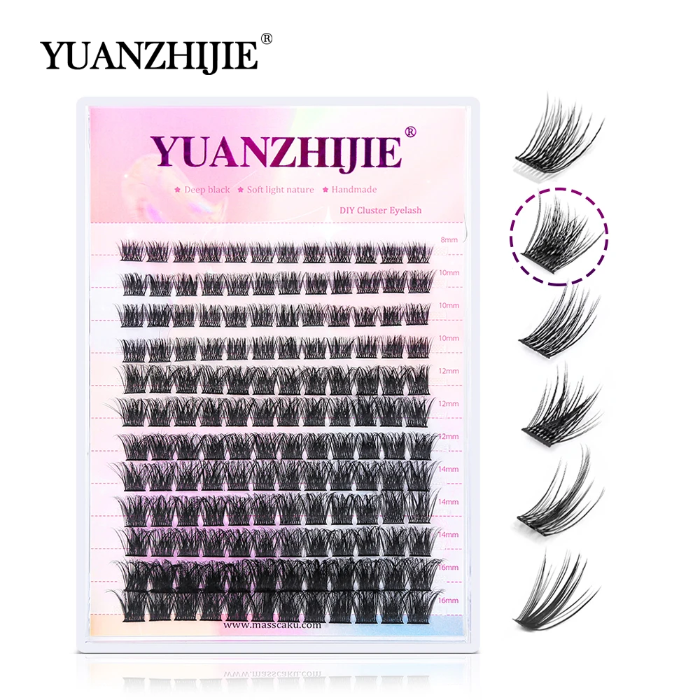 144 pcs DIY Cluster Segmented  - огляд і ціна Eyelash Extension Russian Volume
