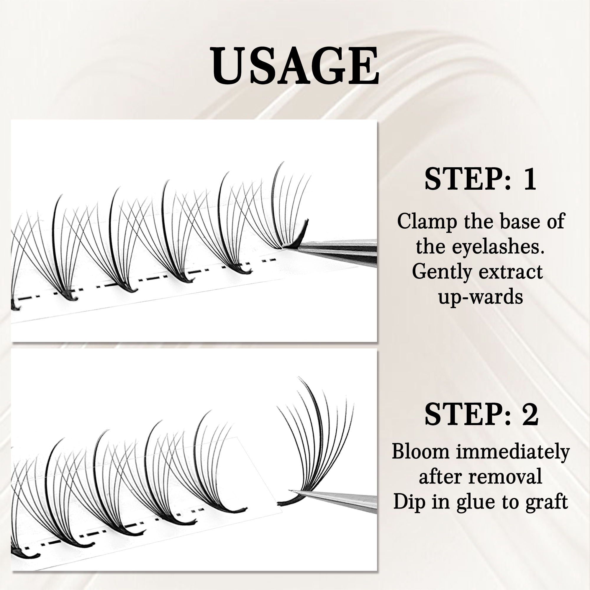 CoMango Wispy Fans Russian Vol - огляд і ціна Eyelash Extension Hybrid