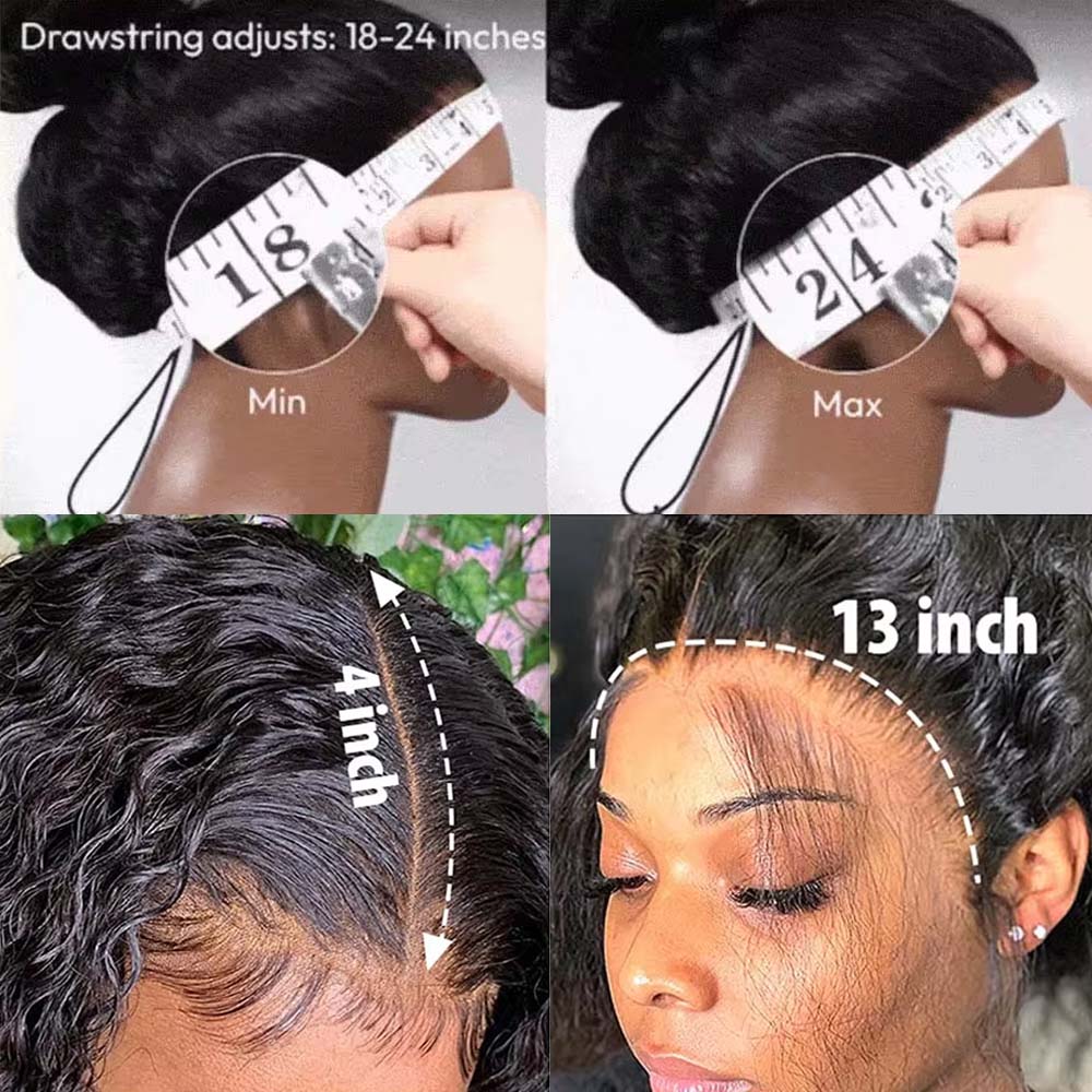 Geeta Yaki Drawstring Wig 13x4 - огляд і ціна Eyelash Extension Natural Look