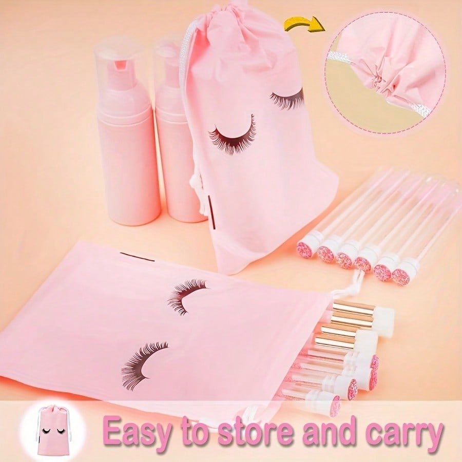 20Pcs Lash Shampoo Bottle Brus - огляд і ціна Eyelash Extension Cleaning