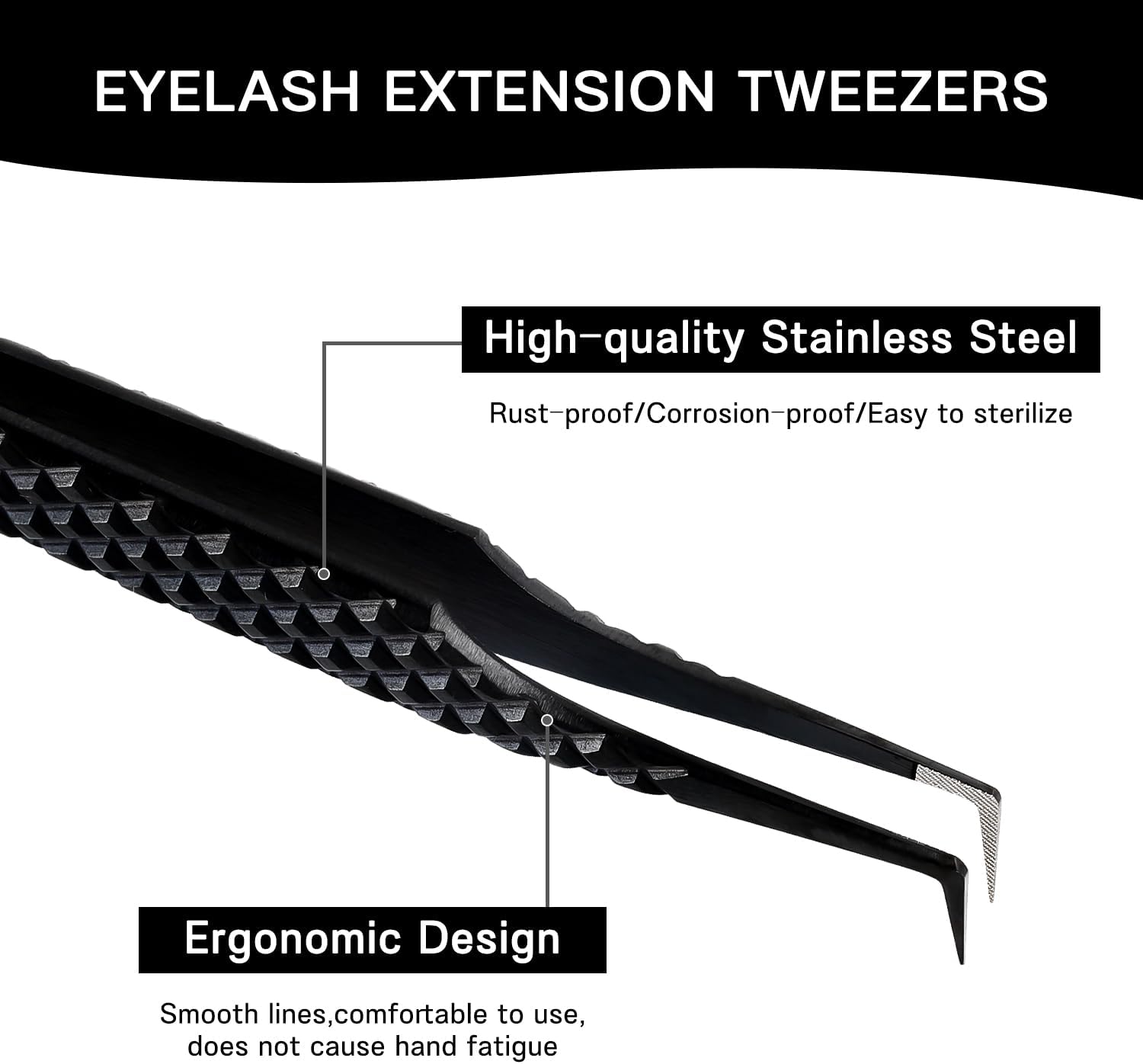 Lash Tweezers for Eyelash Exte - огляд і ціна Eyelash Extension Images Free