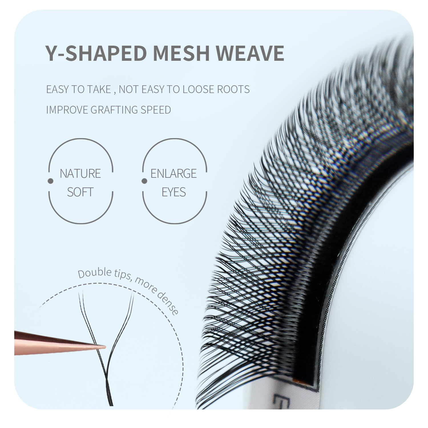 ANNAFRIS Premade Volume Fan YY - огляд і ціна Eyelash Extension Human Hair