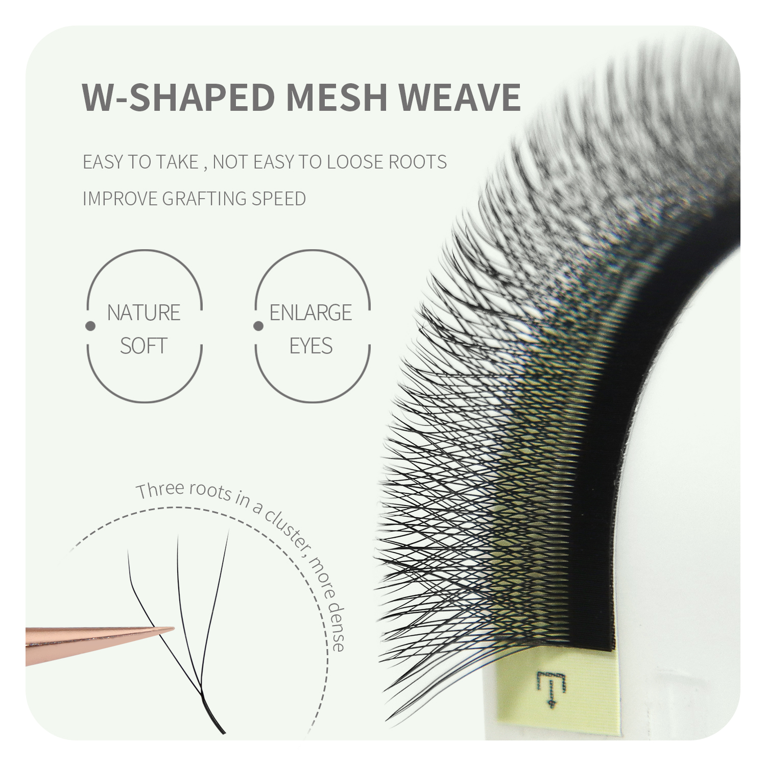 ANNAFRIS Premade Volume Fan YY - огляд і ціна Eyelash Extension Human Hair