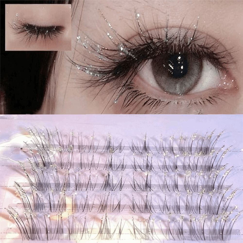 Shining Rhinestone Individual  - огляд і ціна Eyelash Extension Natural Look