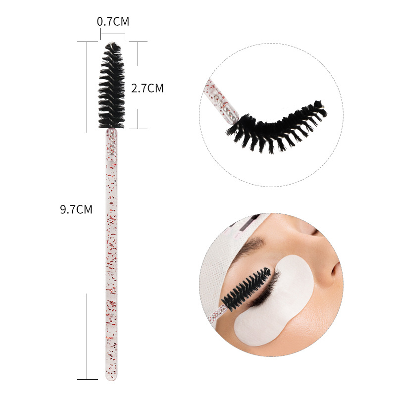 100/200pcs Crystal Eyelash Mak - огляд і ціна Micro Brush Applicator