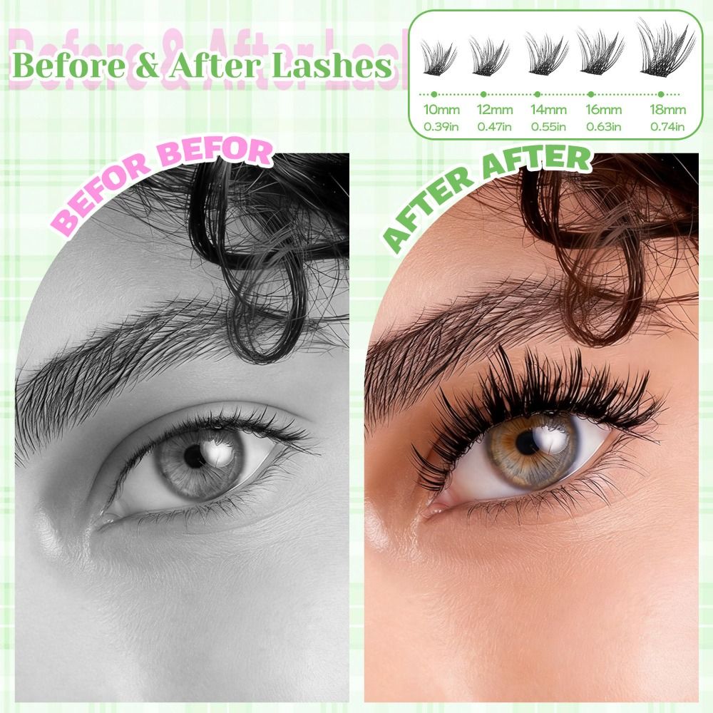 Natural Look False Eyelashes W - огляд і ціна Eyelash Extension Natural Look