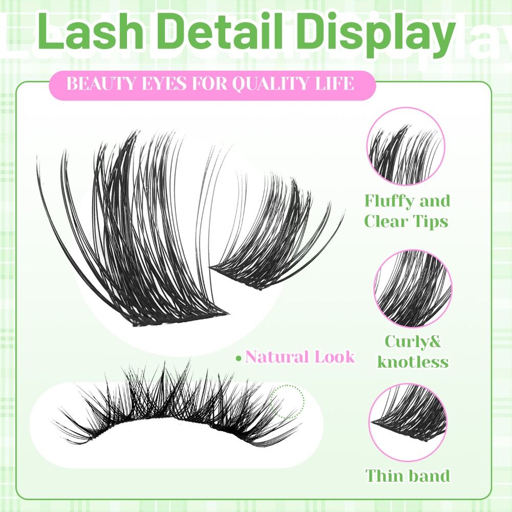 Natural Look False Eyelashes W - огляд і ціна Eyelash Extension Natural Look