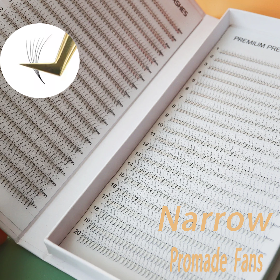 800/1600 Fans Narrow Premade L - огляд і ціна Eyelash Extension Russian Volume