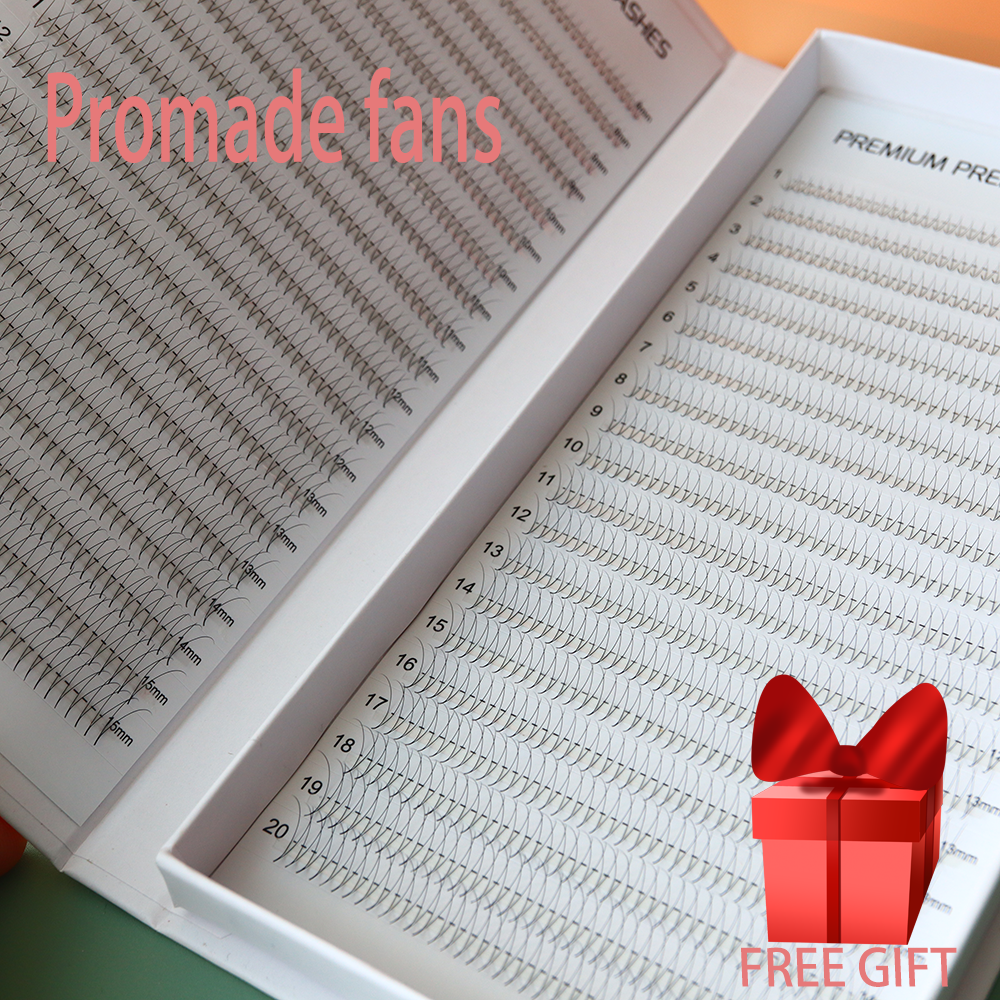 800/1600 Fans Narrow Premade L - огляд і ціна Eyelash Extension Russian Volume