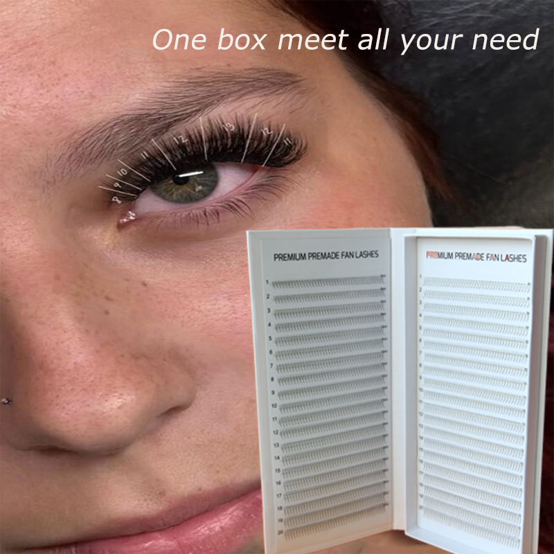 800/1600 Fans Narrow Premade L - огляд і ціна Eyelash Extension Russian Volume