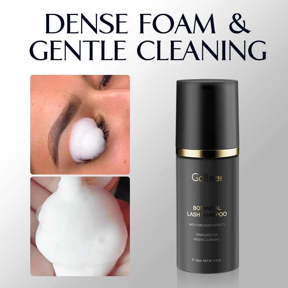 Gollee Clean Eyelash Glue Lash - огляд і ціна Eyelash Extension Wash Kit