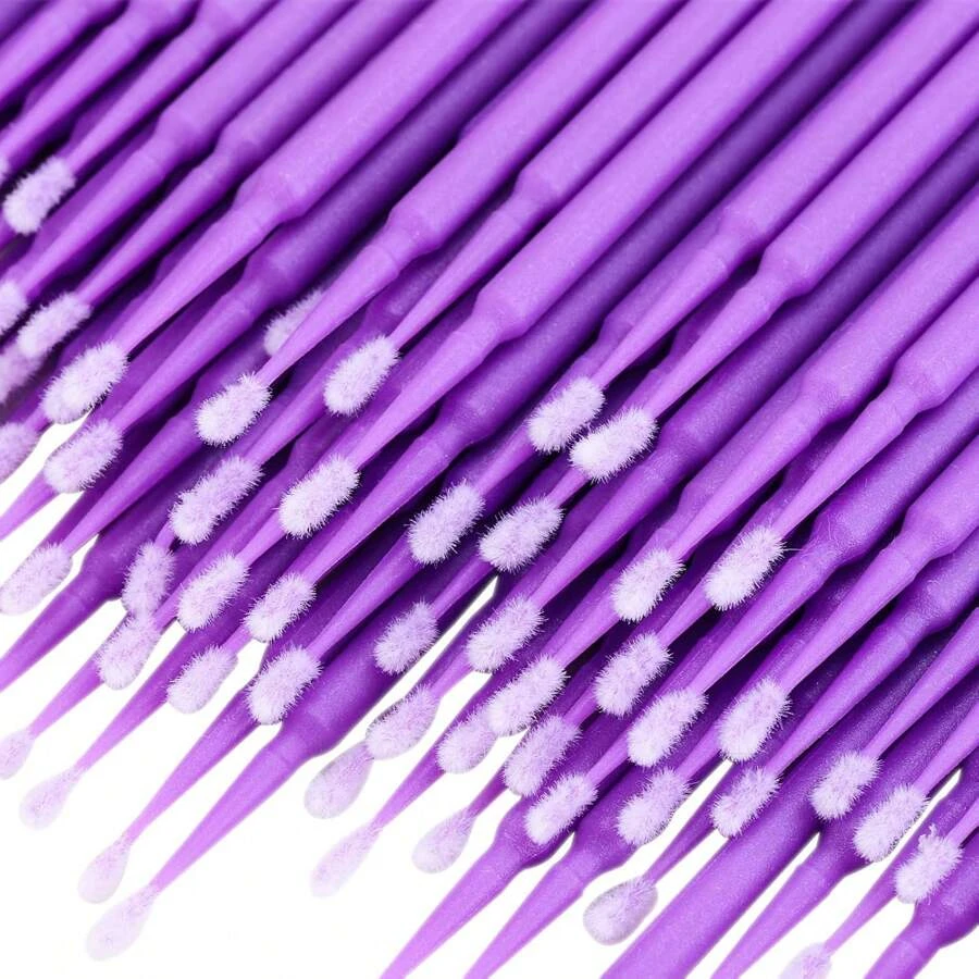 100pcs Micro Eyelash Applicato - огляд і ціна Micro Brush Applicator