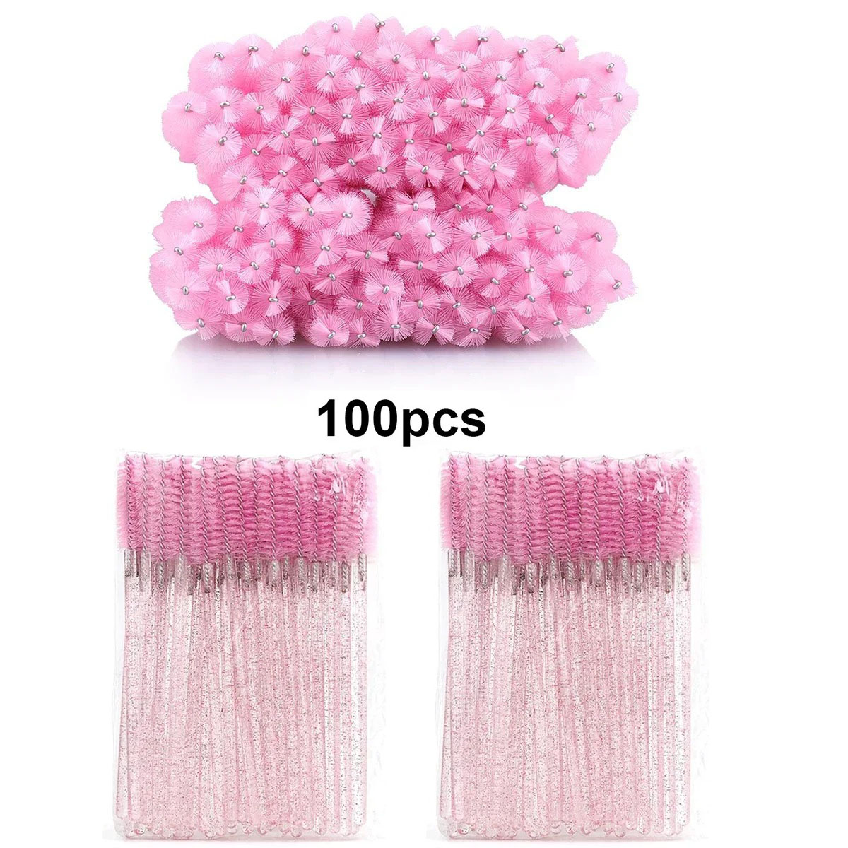 100pcs Disposable Eyelash Brus - огляд і ціна Eyelash Extension For Beginners