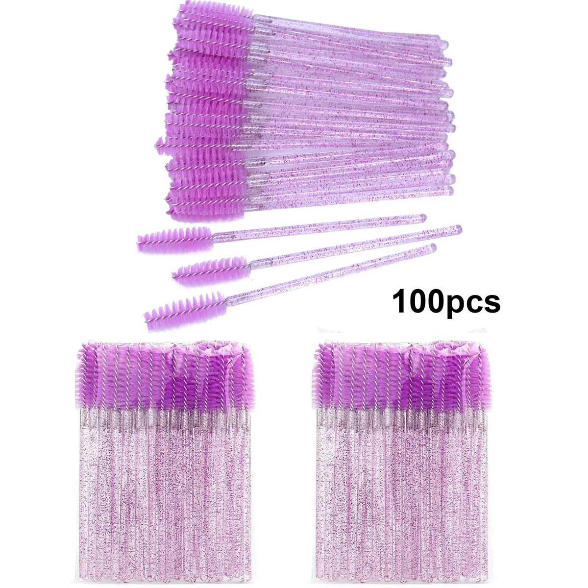 100pcs Disposable Eyelash Brus - огляд і ціна Eyelash Extension For Beginners
