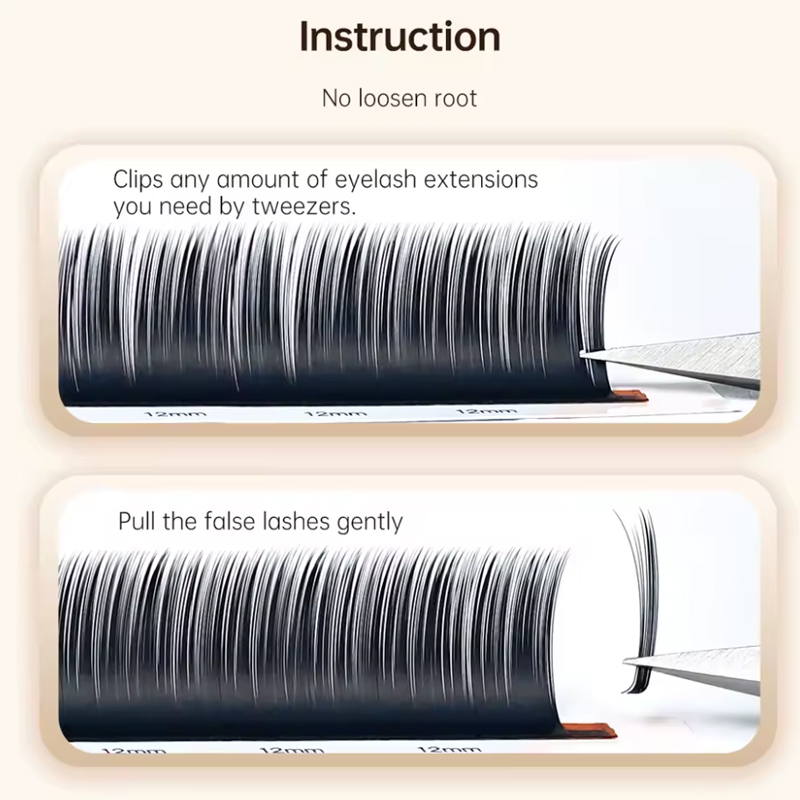 dream ballet Camellia Lashes w - огляд і ціна Eyelash Extension Human Hair