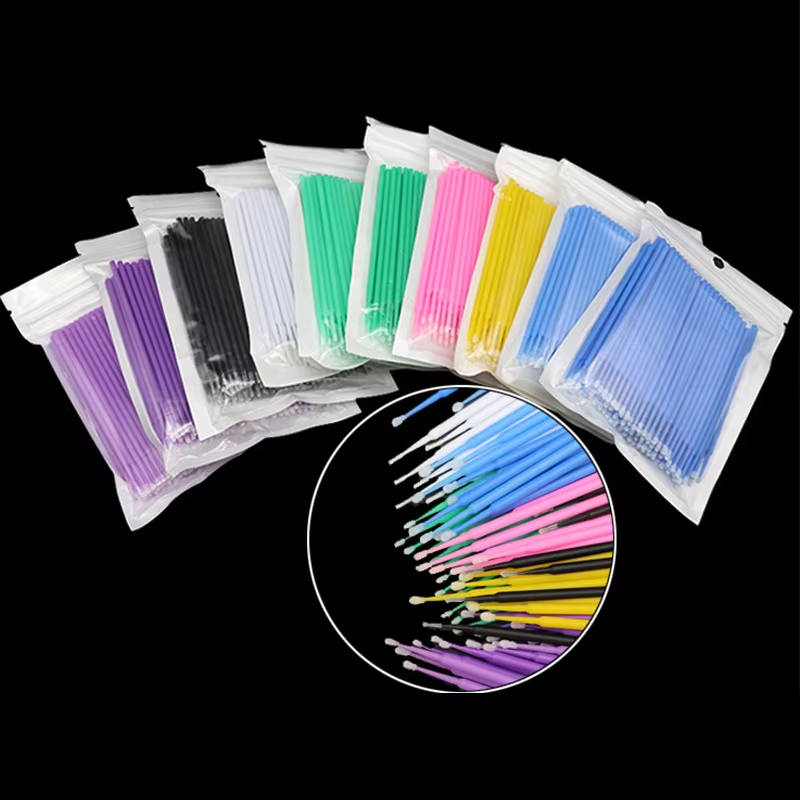100Pcs Eyelash Cleaning Brush  - огляд і ціна Eyelash Extension For Beginners