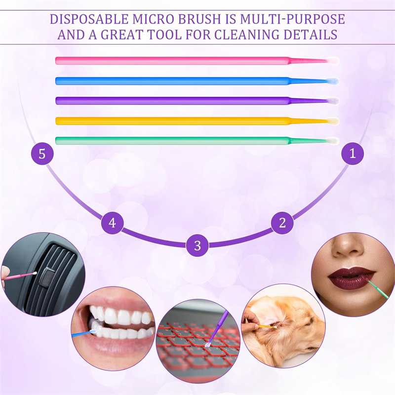 100pcs/lot S M L Size Disposab - огляд і ціна Micro Brush Applicator