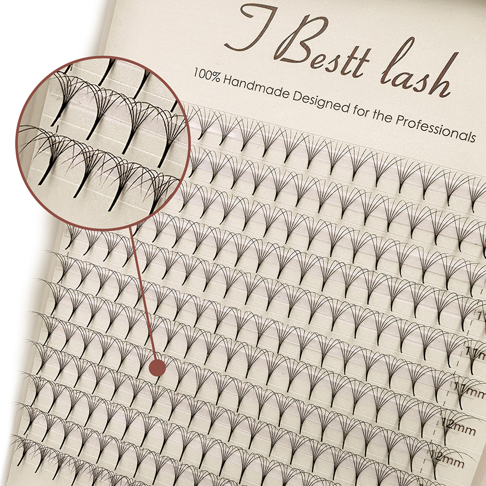TBestt 5D/6D/8D/10D Premade Fa - огляд і ціна Eyelash Extension Human Hair