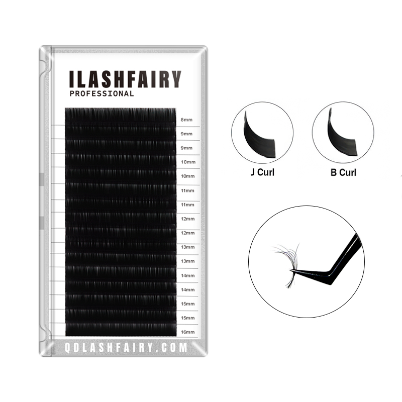 ILASHFAIRY Matte Black Lashes  - огляд і ціна Eyelash Extension Korea