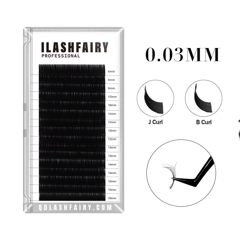 ILASHFAIRY Matte Black Lashes  - огляд і ціна Eyelash Extension Korea