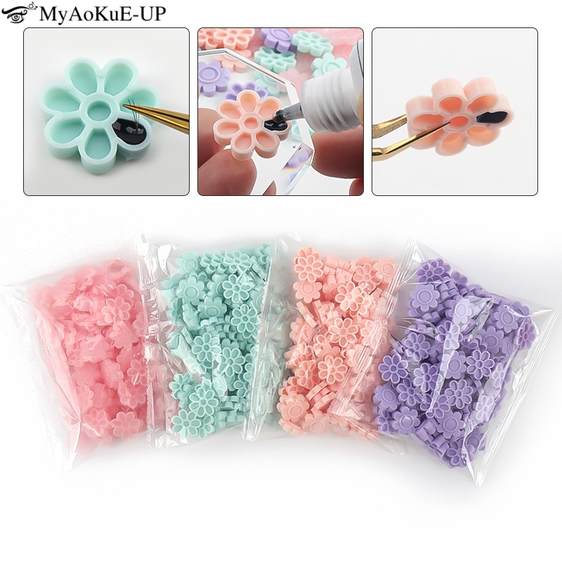 100pcs Eyelash Extension Glue  - огляд і ціна Eyelash Extension Double Lash